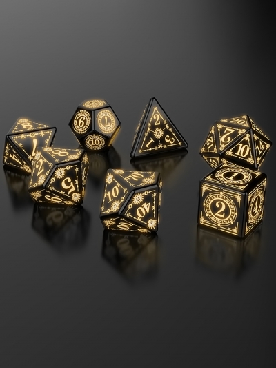 Перезаряжаемые светящиеся игральные кости Rechargeable Dice DND-1