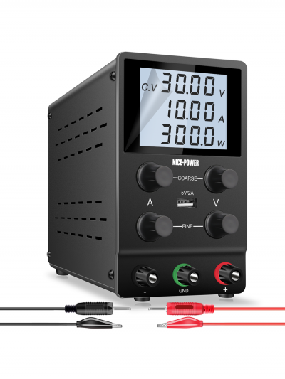 Лабораторный блок питания NicePower 30V-10A SPS3010 черный-1